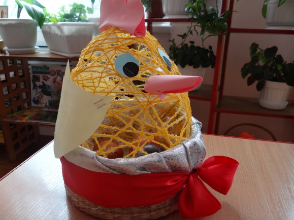 Пасхальный цыплёнок Конкурс детских поделок. Апрель 2014. Дошкольники Пасхальный цыплёнок