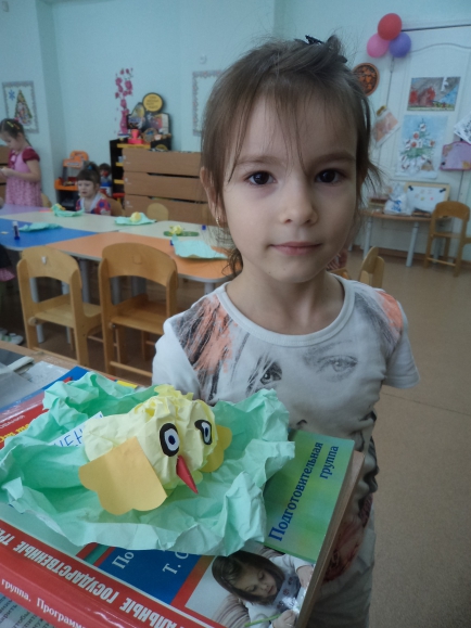 Цыпленок Конкурс детских поделок. Март 2014. Дошкольники Цыпленок