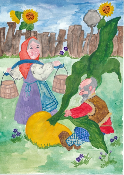 Репка Русская народная сказка. Март 2014. Поделки и рисунки. Дошкольники Репка