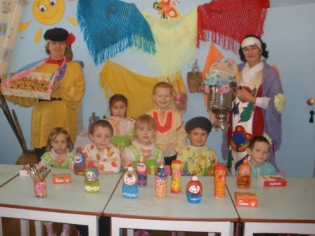 Интегрированое развлечение в старшей группе «Русская матрешка» Фото Интегрированое развлечение в старшей группе «Русская матрешка»