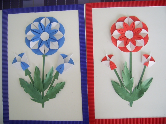 Как сделать цветы из цветной бумаги в детский сад
