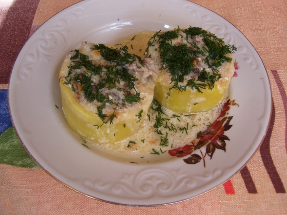 Кабачки, фаршированные мясом Фото Кабачки, фаршированные мясом