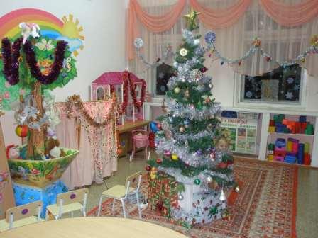 Новогоднее оформление группы «Гномики» Фото Новогоднее оформление группы «Гномики»