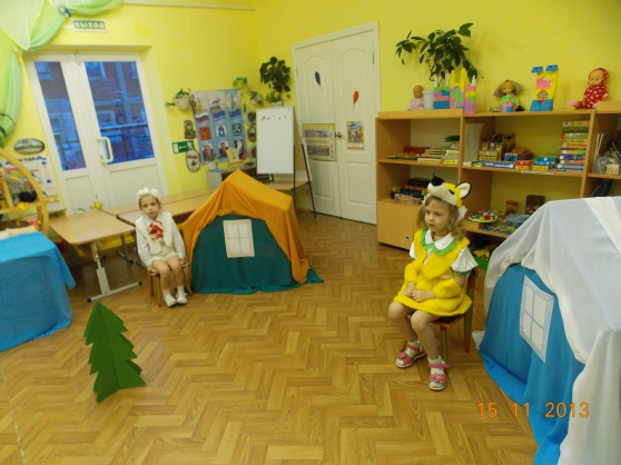 В гостях у сказки. Драматизация русской народной сказки «Заюшкина избушка» Фото В гостях у сказки. Драматизация русской народной сказки «Заюшкина избушка»
