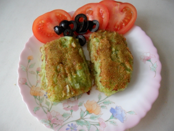 Картофельные котлеты с брокколи Фото Картофельные котлеты с брокколи