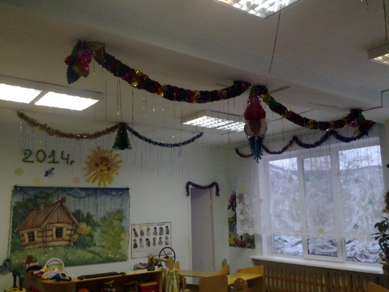 Украшаем группу к Новому году! Фото Украшаем группу к Новому году!