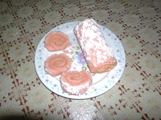 «Рулет из киселя» Фото «Рулет из киселя»