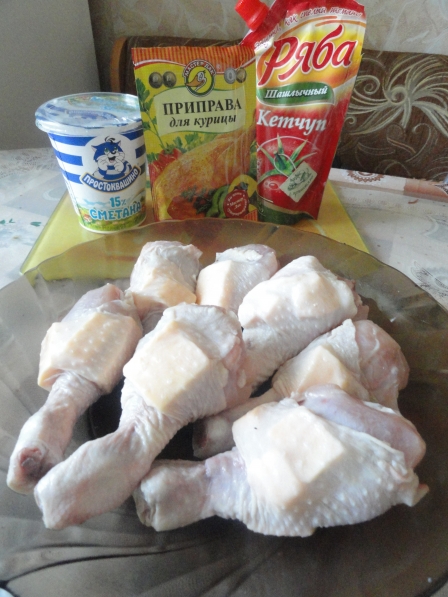 Куриные ножки под сыром Фото Куриные ножки под сыром