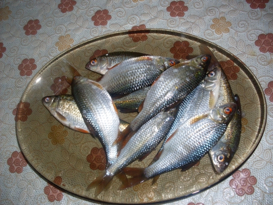 Чипсы из плотвы. Фото Чипсы из плотвы.