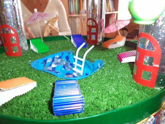 Макет города из бумаги для детского сада