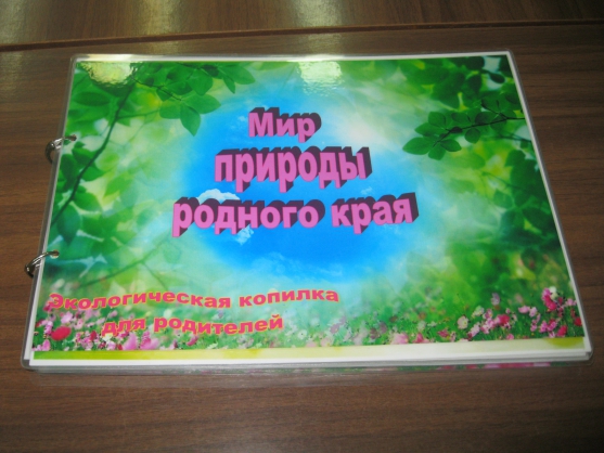 Экологическая копилка для родителей Фото Экологическая копилка для родителей
