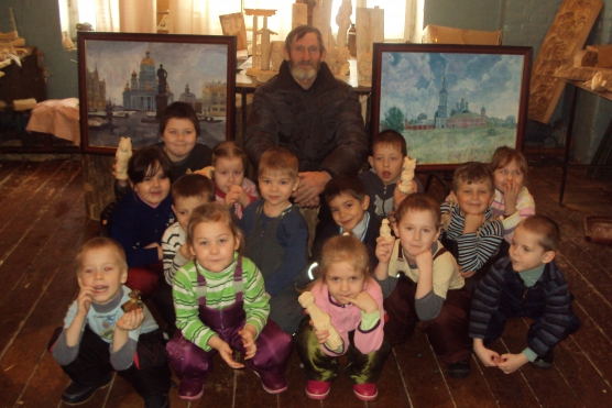 В мастерской художника. Экскурсия Фото В мастерской художника. Экскурсия