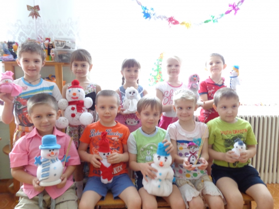 А у нас снеговики! Фото А у нас снеговики!