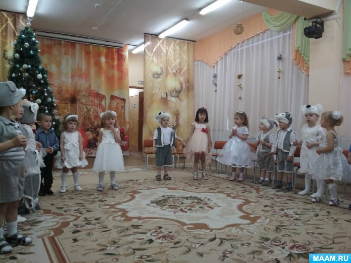 Сценарій новорічного свята «Як снеговичок носик шукав» у другій молодшій групі Фото Сценарий новогоднего праздника «Как снеговичок носик искал» во второй младшей группе