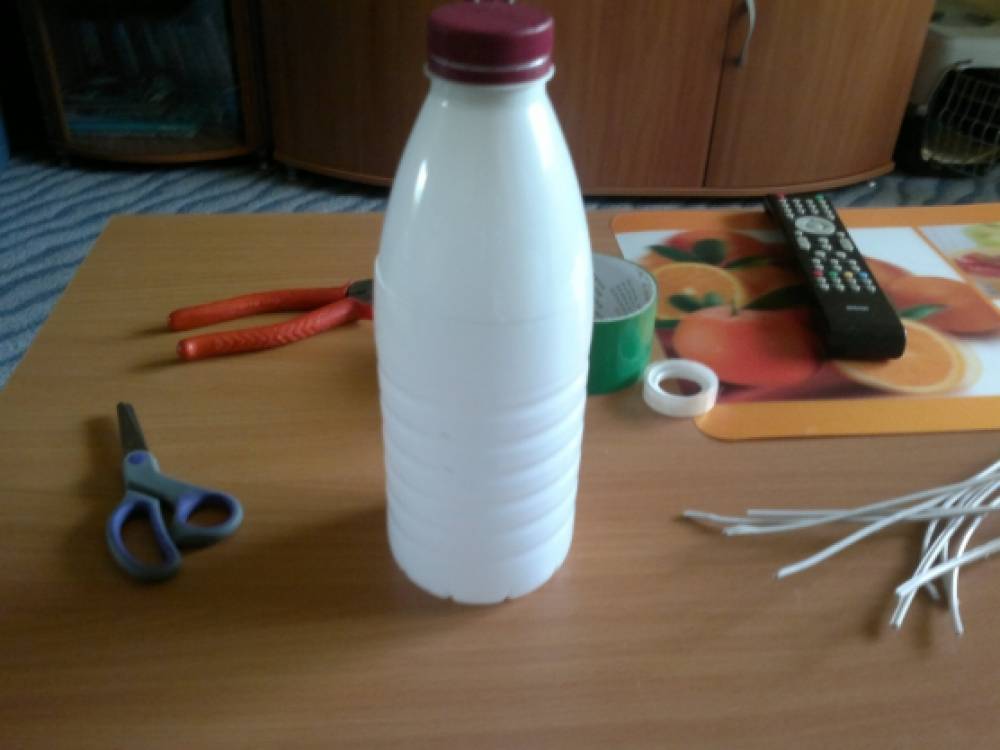 Поделки из бутылки от кефира Поделки из бутылки от кефира