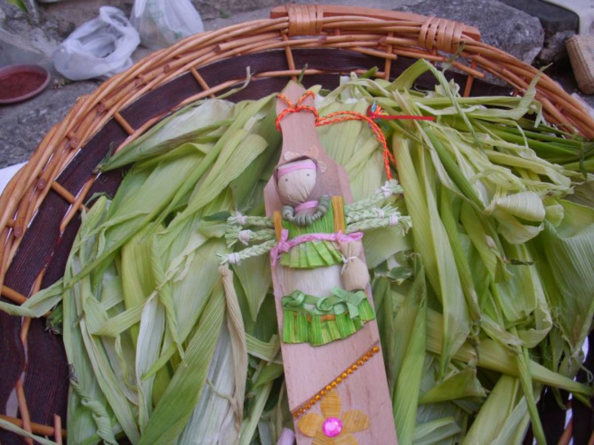 Как заготовить листья кукурузы для поделок 48