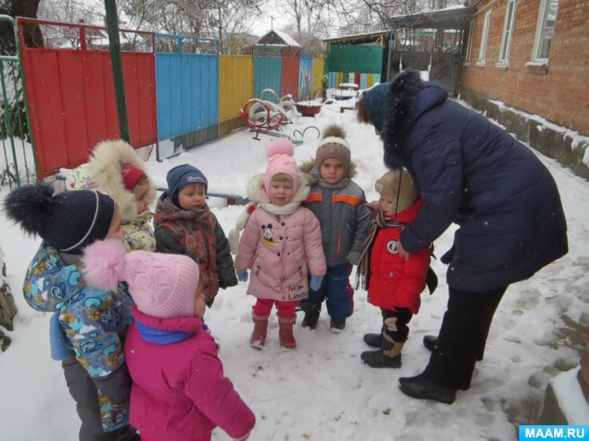 Пришла зима конспект занятия по ознакомлению с природой во второй младшей