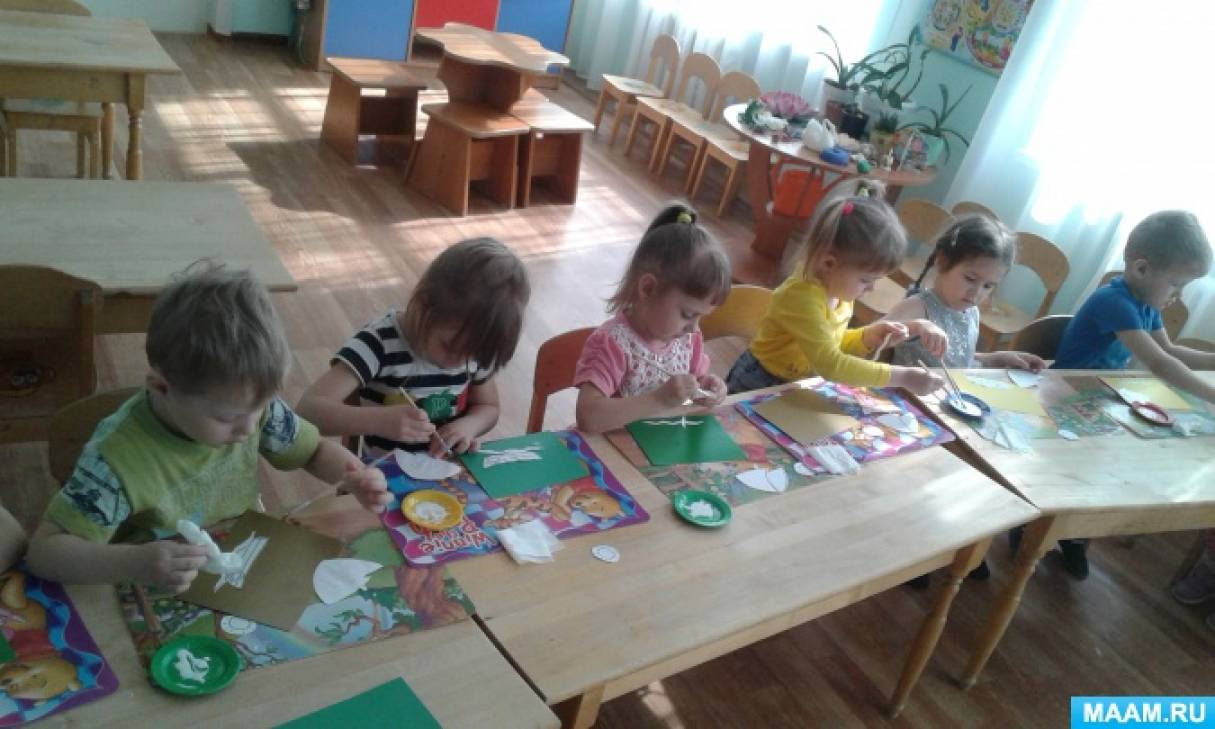 НОД по аппликации «Плывут кораблики» Фото НОД по аппликации «Плывут кораблики»