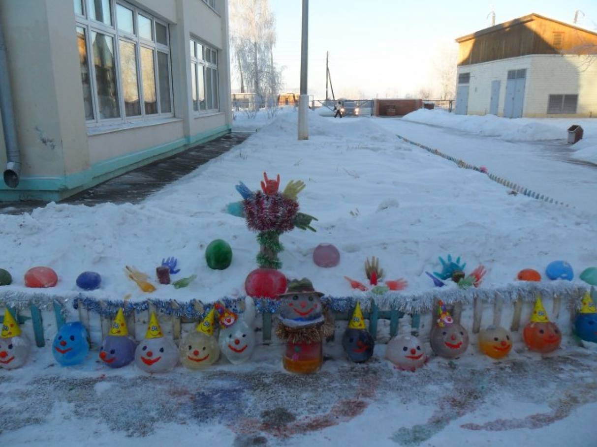 Участок в детском саду своими руками фото зимой 8 Участок в детском саду своими руками фото зимой 8