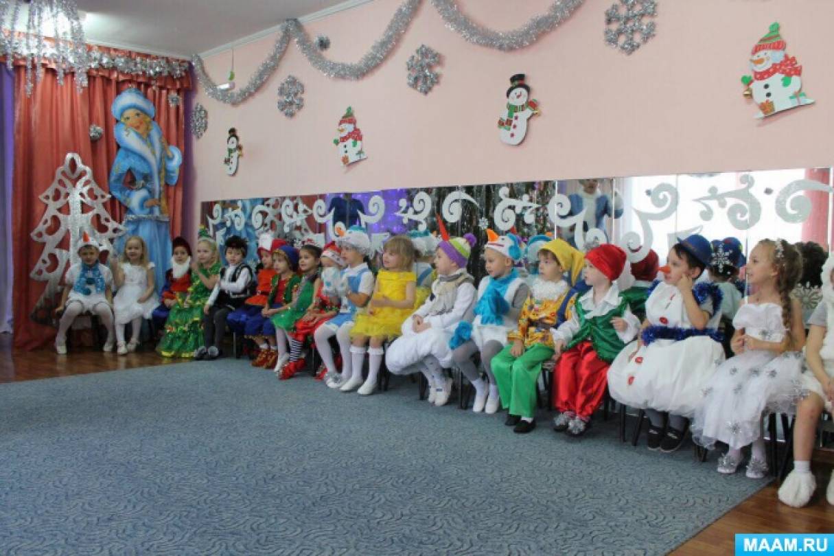 Сценарій новорічного ранку для середньої групи Фото Сценарий новогоднего утренника для средней группы