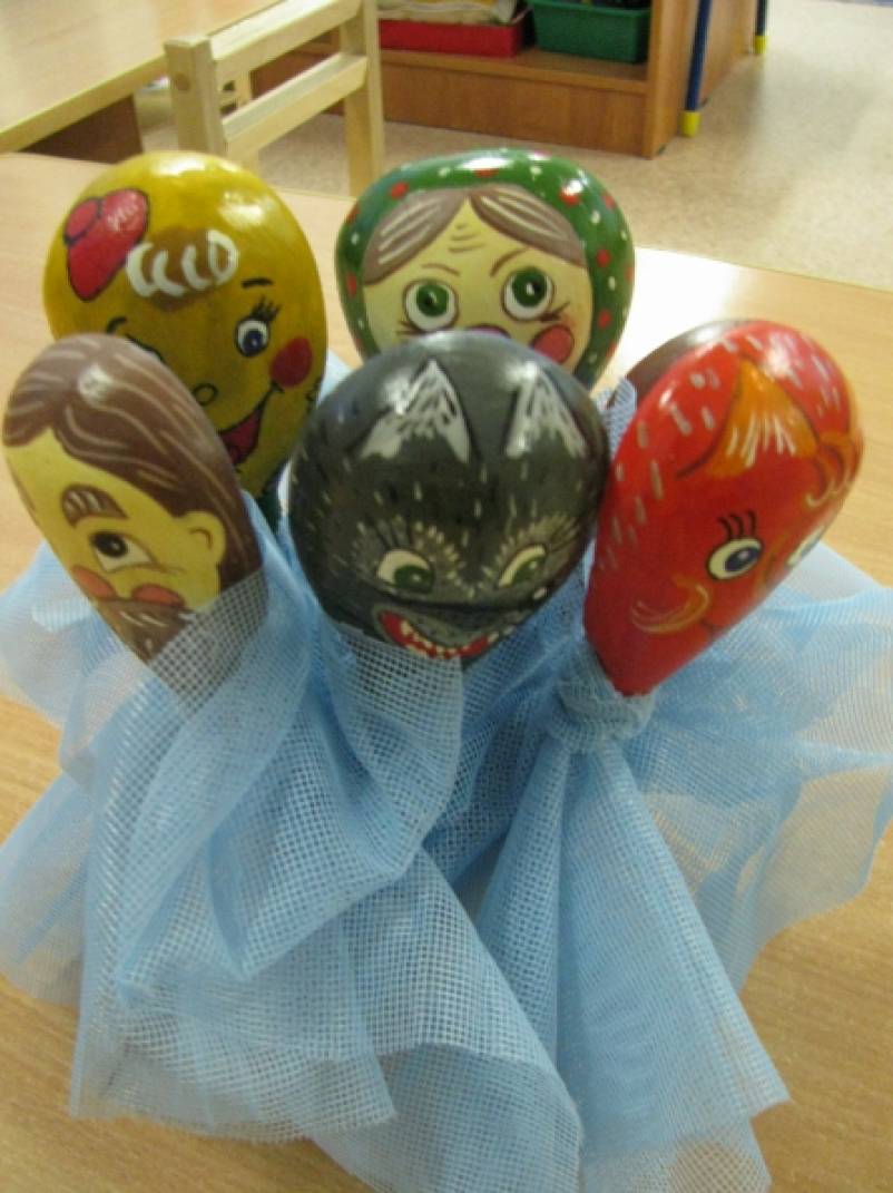 «Колобок» на ложках Фото «Колобок» на ложках