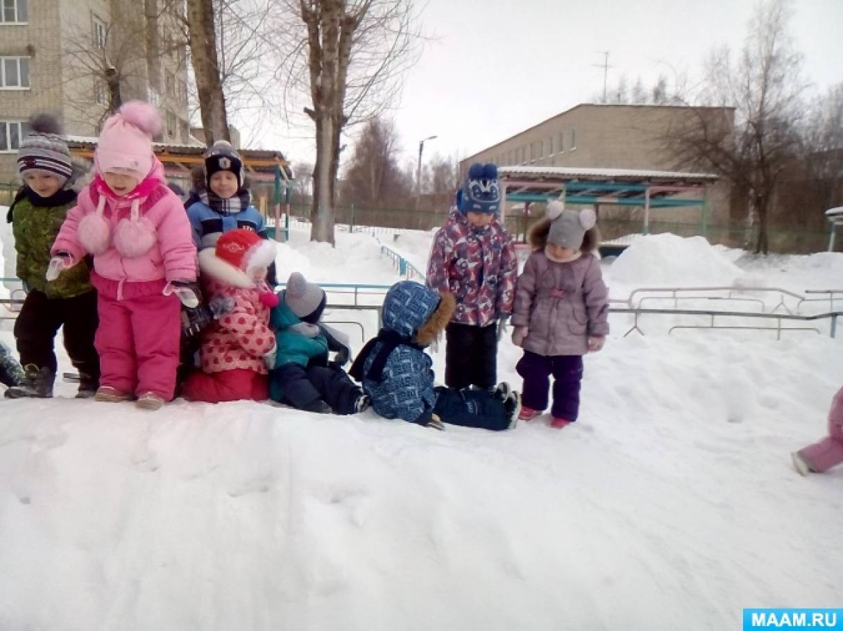 «Зимовий ділянку 2 молодшої групи» Фото «Зимний участок 2 младшей группы»