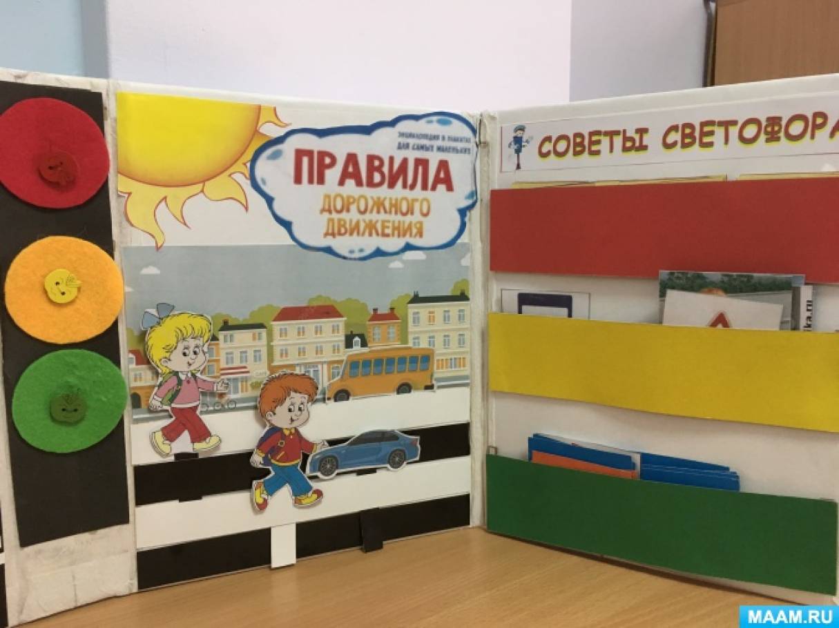 Лепбук як засіб формування безпечної поведінки на дорогах дітей дошкільного віку Фото Лэпбук как средство формирования безопасного поведения на дорогах детей дошкольного возраста