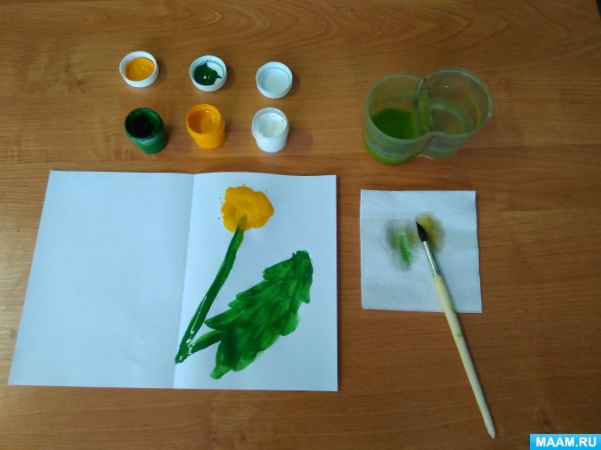 Конспект занятия в детском саду по рисованию монотипиядеревья смотрят в озеро