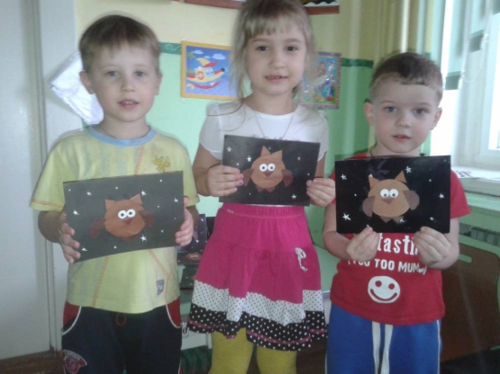 Аппликация «Совенок» Фото Аппликация «Совенок»