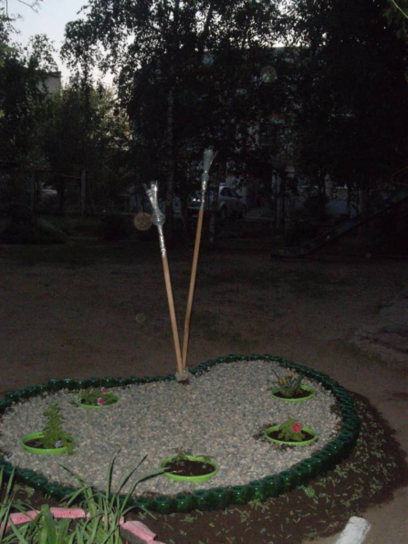 Несколько декоративных уголков на участке для эстетического восприятия детьми окружающего Фото Несколько декоративных уголков на участке для эстетического восприятия детьми окружающего