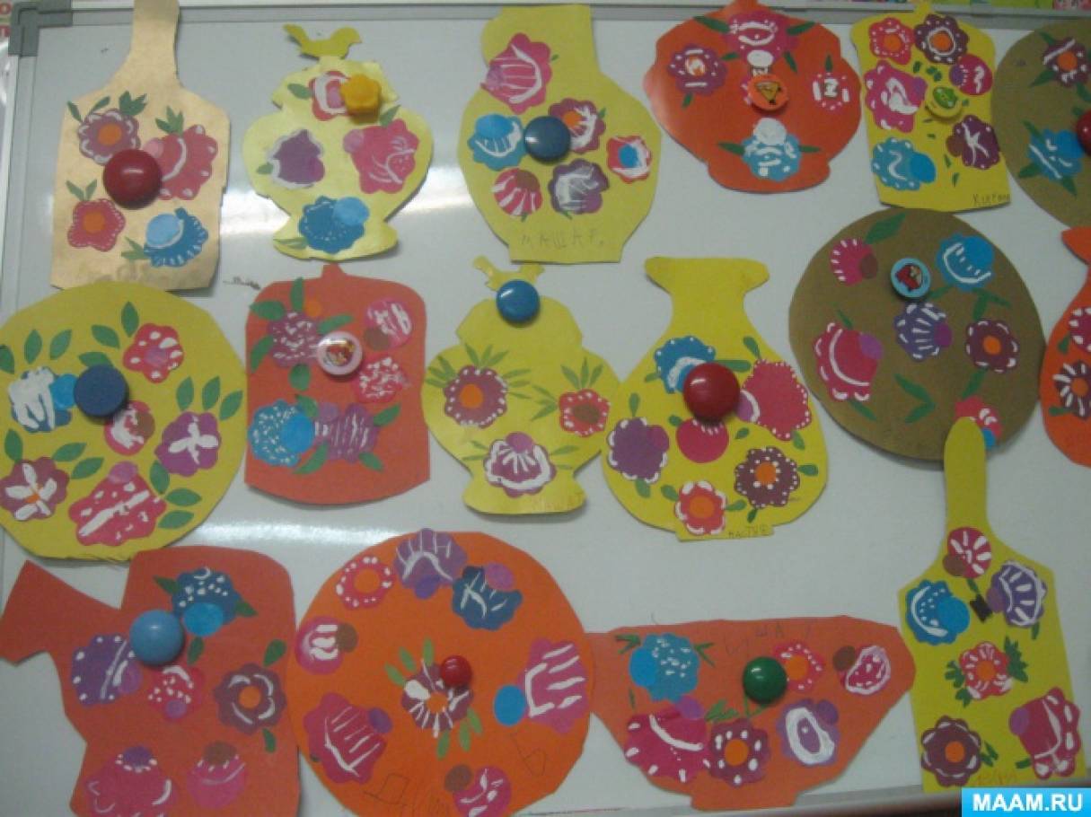 Роспись декоративных тарелок для украшения группы конспект занятия для подготовительной группы