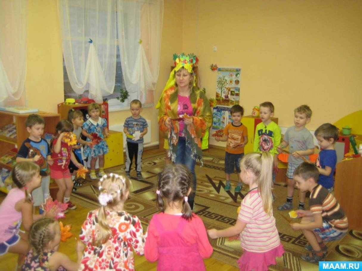 Конспект по художньо-естетичному розвитку (малювання) на тему: «Осінній листопад» Фото Конспект по художественно-эстетическому развитию (рисование) на тему: «Осенний листопад»