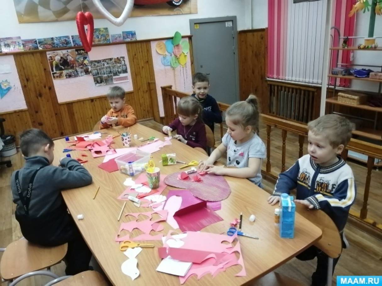 Фотоотчет коллективной работы «День всех влюбленных — день святого Валентина!»