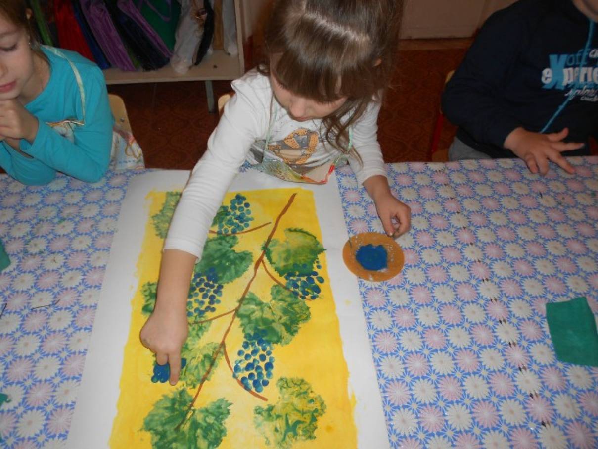 Конспект занятия в детском саду нетрадиционное рисование