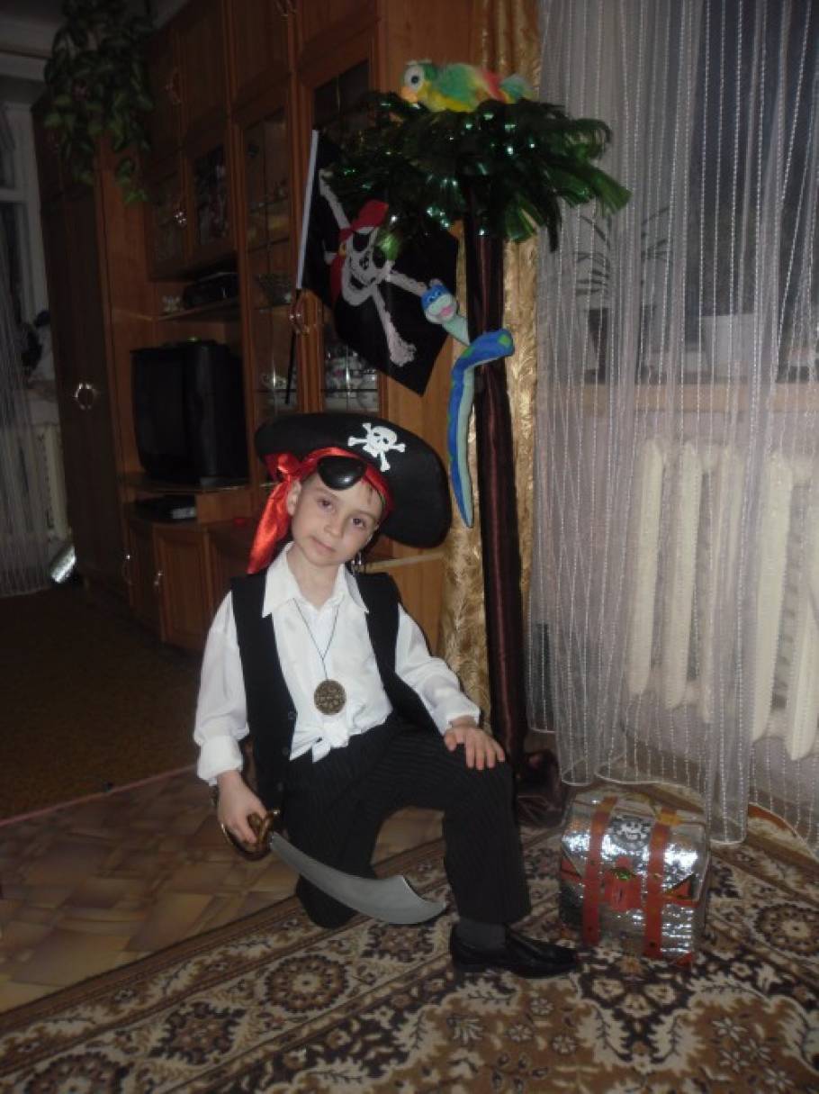 Фотоотчёт «День рождения Матвея или пиратская вечеринка»