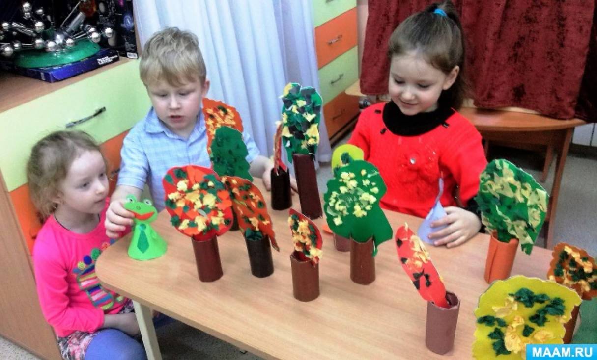 Настільний театр, зроблений руками дітей Фото Настольный театр, сделанный руками детей