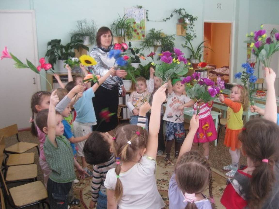 Конспект НСД «Весняні квіти» Фото Конспект НОД «Весенние цветы»