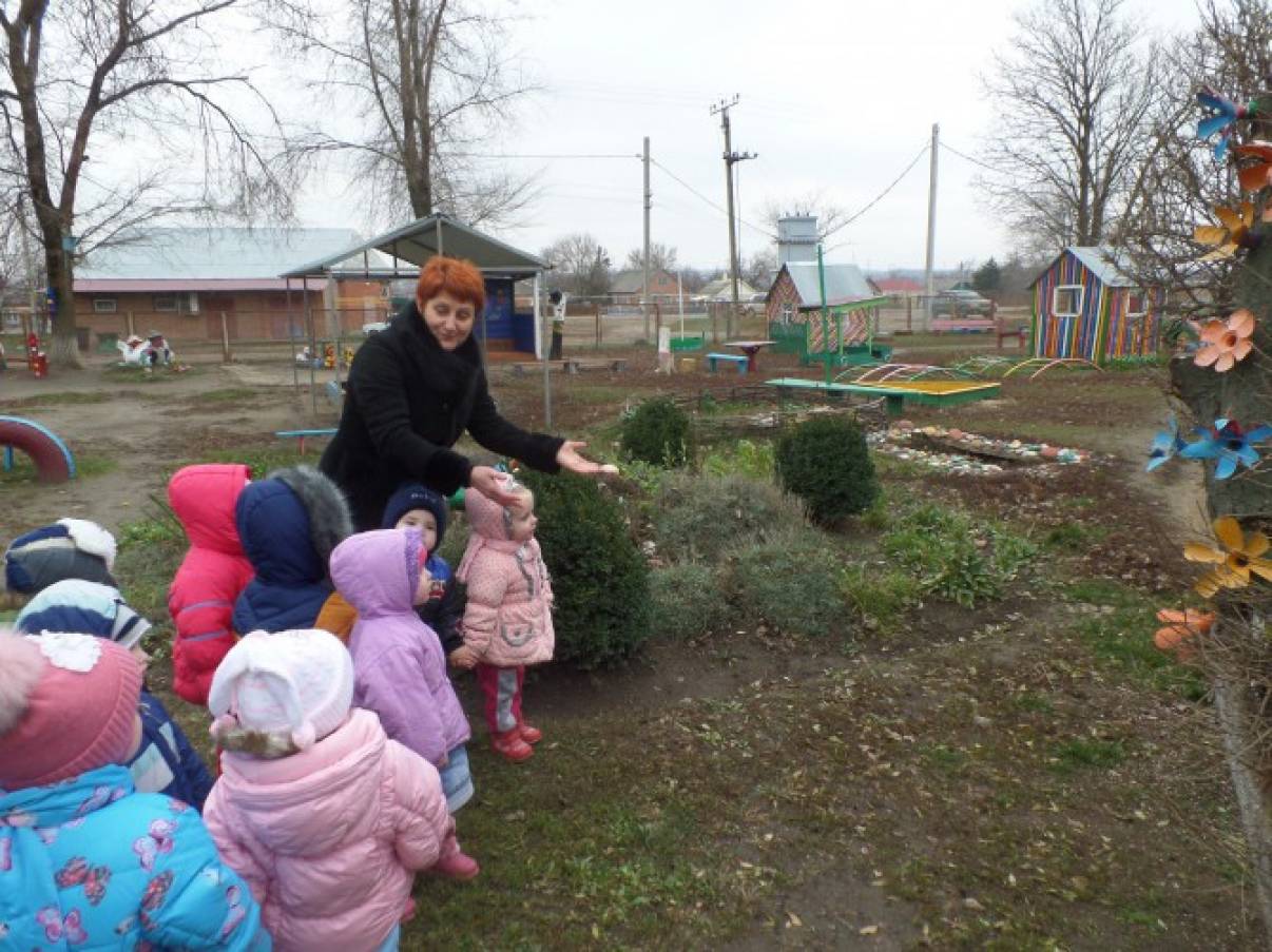 Конспект прогулки в первой младшей группе