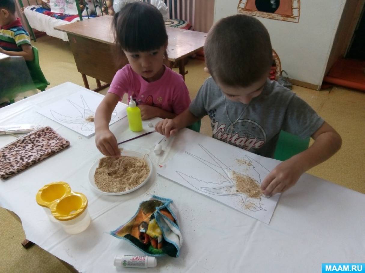 Конспект заняття з художньої творчості «Птахи відлітають на південь» в старшій групі Фото Конспект занятия по художественному творчеству «Птицы улетают на юг» в старшей группе