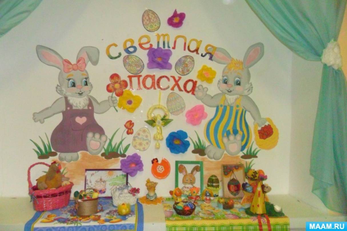 Фотозвіт «Світлий Великдень в середній групі» Фото Фотоотчёт «Светлая Пасха в средней группе»