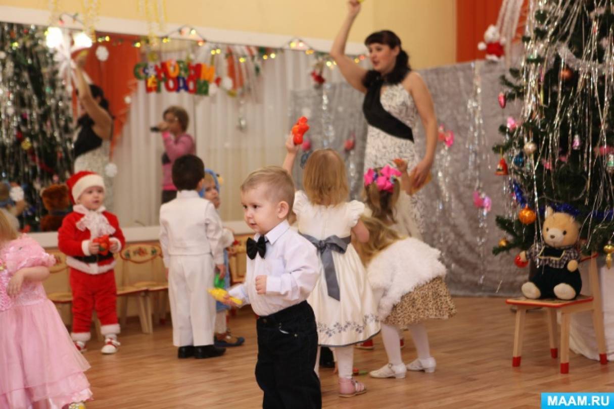Сценарий нового года для ясельных групп Сценарий нового года для ясельных групп