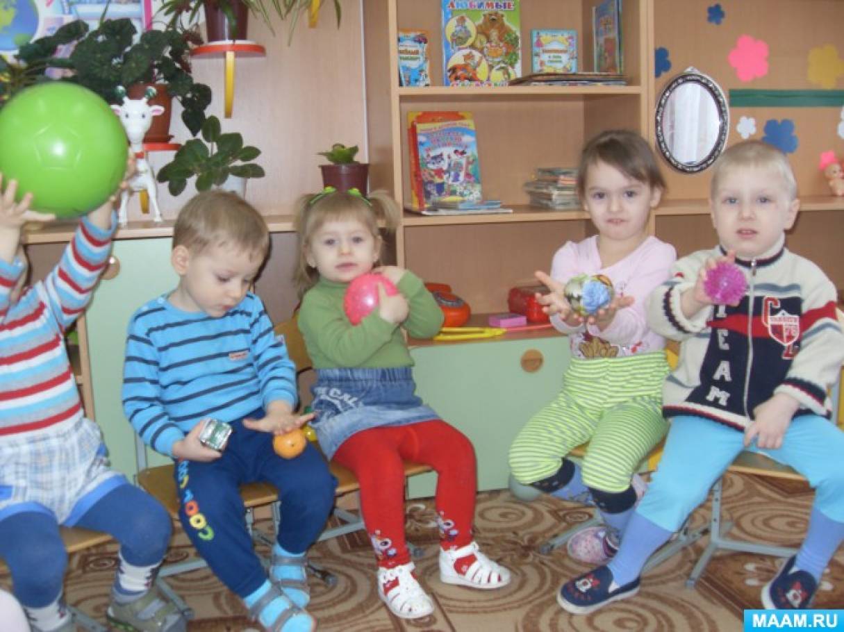 Проект «Мой мячик» (первая младшая группа). Фото Проект «Мой мячик» (первая младшая группа).