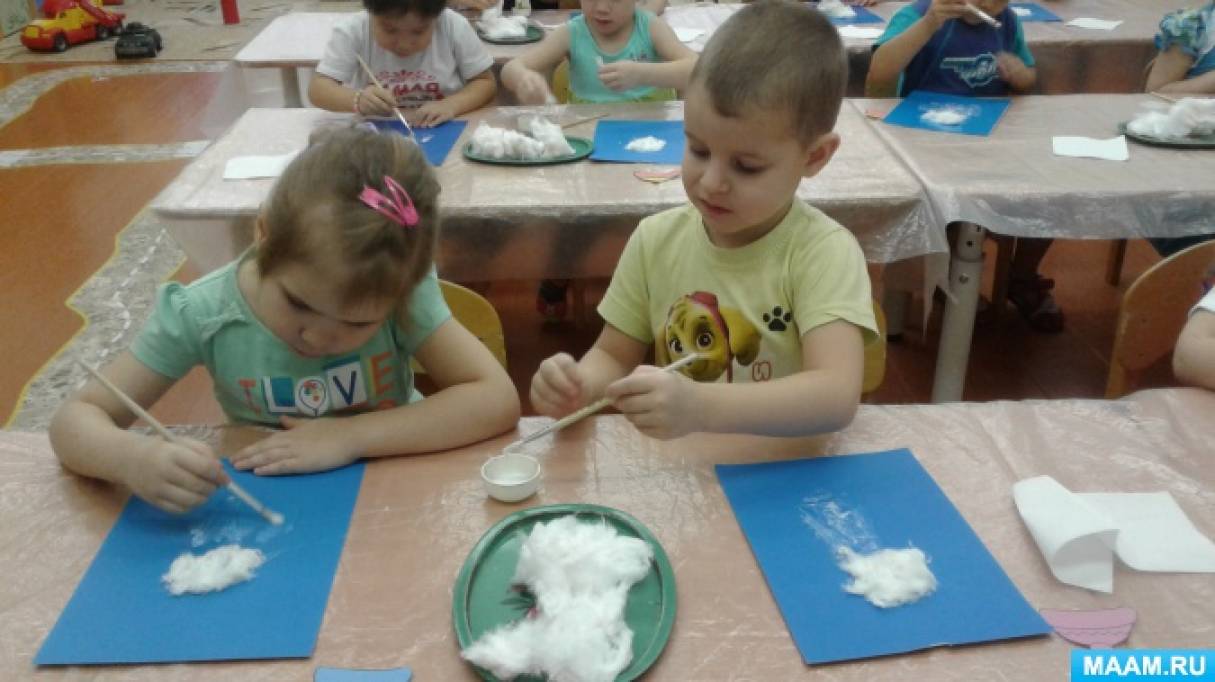 Цель поделок из ваты 571