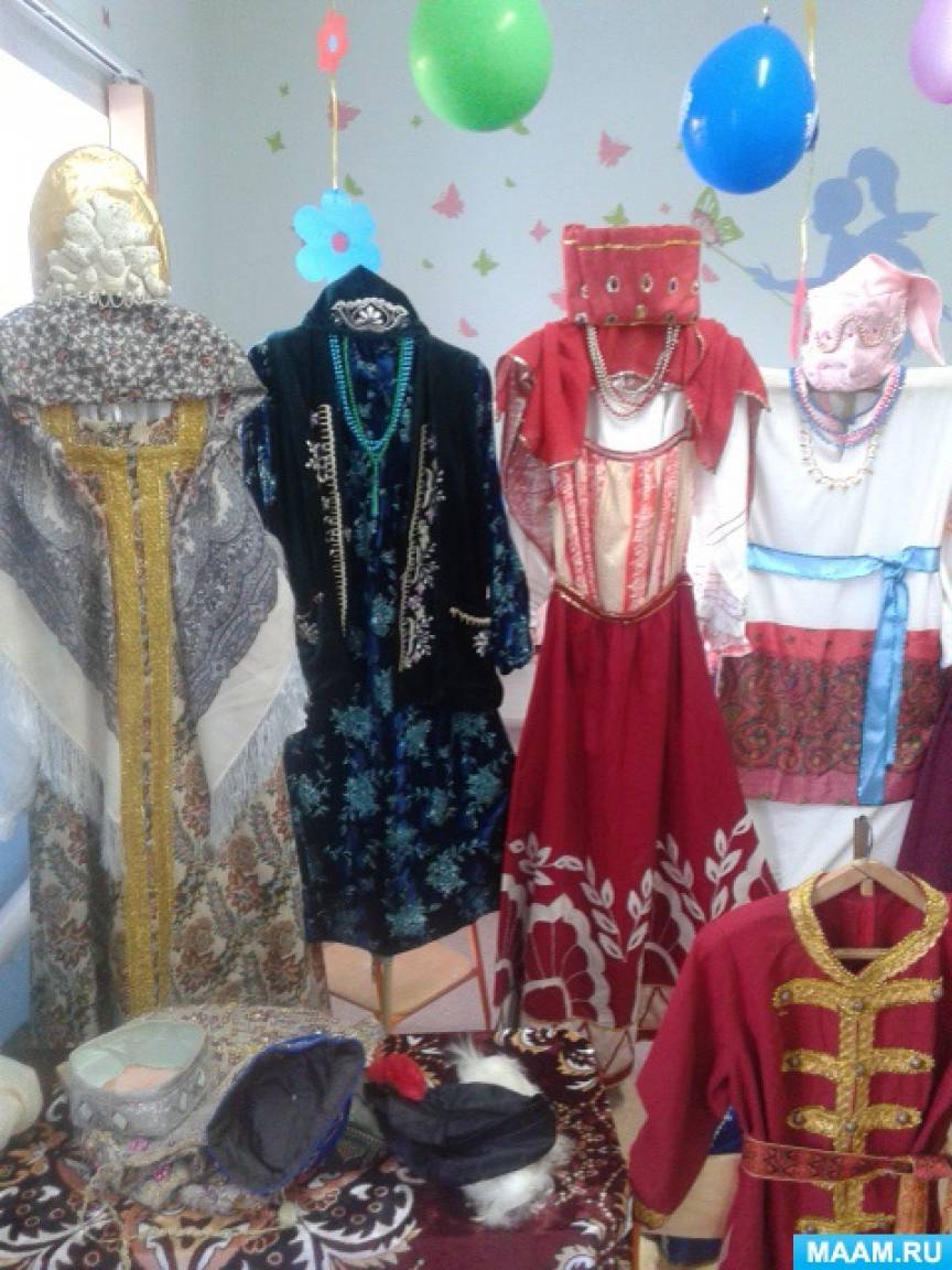 Фото о передвижной выставке народных костюмов в ДОУ Фото Фото о передвижной выставке народных костюмов в ДОУ