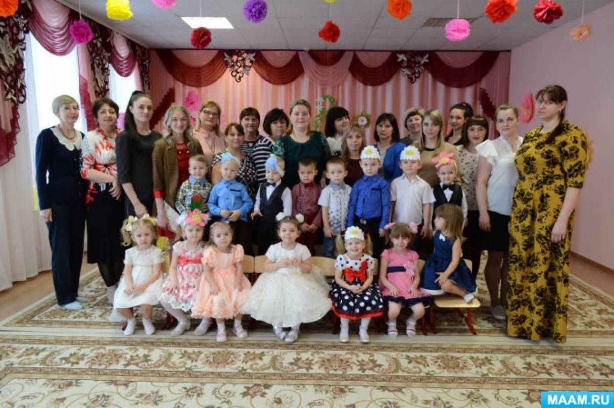 Сценарій святкового концерту до свята 8 Березня в другій молодшій групі «Весна прийшла, мамине свято принесла!» Фото Сценарий праздничного концерта к празднику 8 Марта во второй младшей группе «Весна пришла, мамин праздник принесла!»