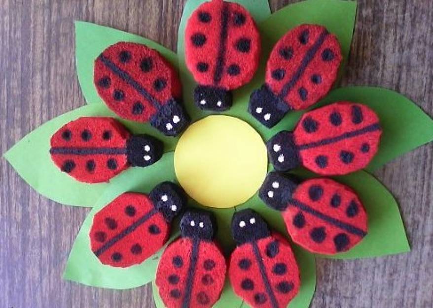 Божья коровка как поделка Божья коровка как поделка