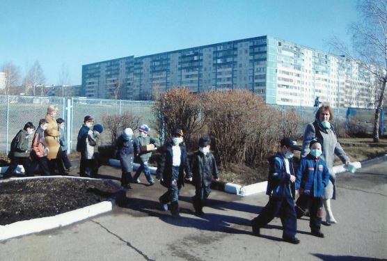 Учебная пожарная тревога. Фото Учебная пожарная тревога.