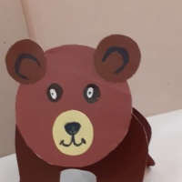 Мастер-класс по изготовлению поделки «Медведь» из бумаги в технологии гармошка