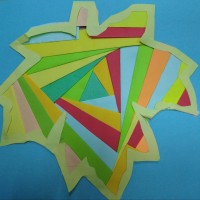 Детский мастер-класс для детей 12–17 лет по изготовлению поделки «Кленовый лист» в технике «Айрис — фолдинг»