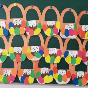 Конспект НОД по аппликации в старшей группе «Пасхальная корзина»